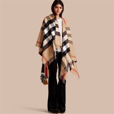 poncho burberry|burberry poncho shawl pockets.